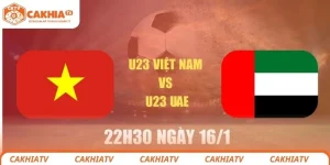 U23 Việt Nam vs U23 UAE